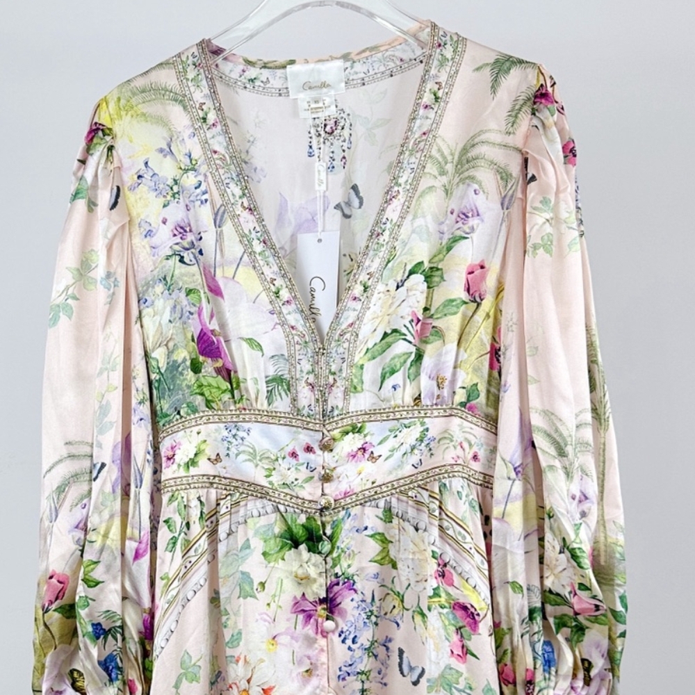 Camilla button front frill dress - Picture 8 of 15